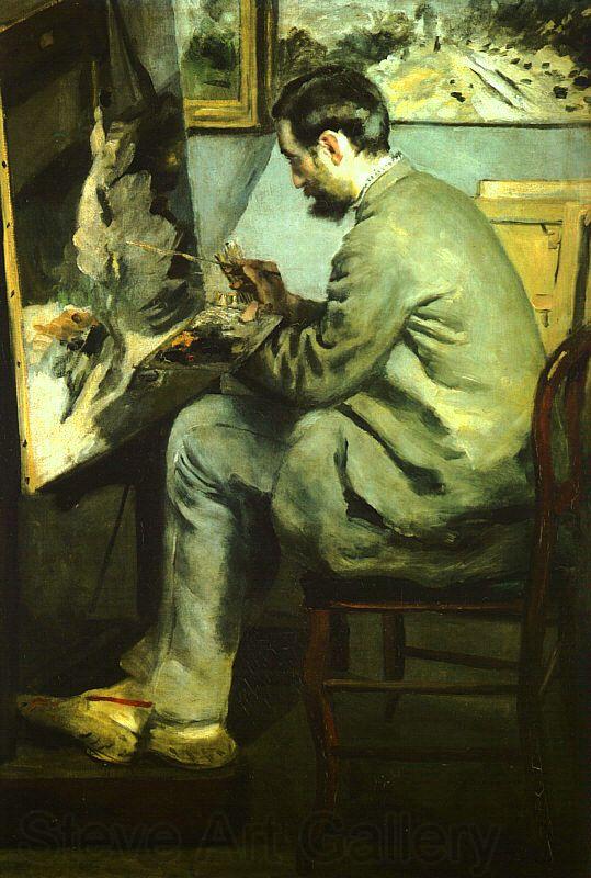 Pierre Renoir Bazille at his Easel Spain oil painting art